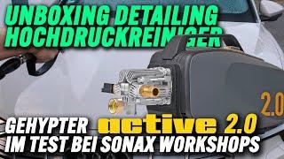 Unboxing Active 2.0 Hochdruckreiniger Testmöglichkeit bei den Sonax Autopflege Workshops an der A3