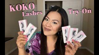 KOKO Lashes Try-OnReview