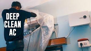 How To AC service at home - DEEP CLEAN SPLIT AC #urbanClap