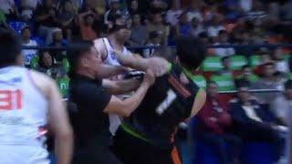 Greg Slaughter gets Ejected after Heated Moment against Rommel Calahat  MPBL Playoffs 2024