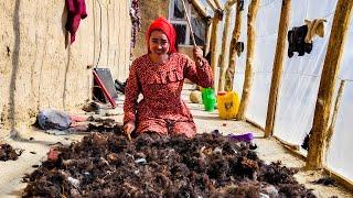 Beautiful Afghan Girl  Afghanistan Daily Village Life  Cooking Organic Food