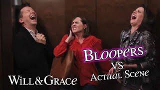 Hilarious Bloopers VS Actual Scene The Revival Season 1  Will & Grace