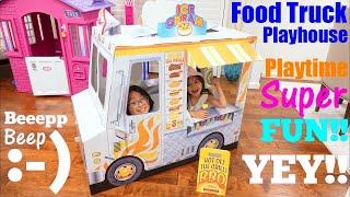 Childrens Food Truck Pretend Playtime Food Toys for Kids. Hulyan and Mayas Food Truck Toy Toys