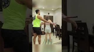 عمل مقلب بمرته مع ملك جمال سوريا عبدالله الحاج الشيخ نيني His wife refused to take of her clothes