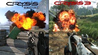 Crysis Remastered 2020 vs. crysis 3 2013  Graphic Comparison