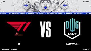 DK vs. T1  Worlds Semifinals Day 1  DWG KIA vs. T1  Game 1 2021