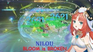 F2P NILOU Bloom is BROKEN  Dyspro genshin NILOU