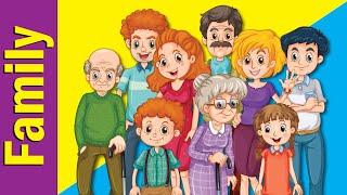 Learn Family Members in English  Family Vocabulary  Fun Kids English