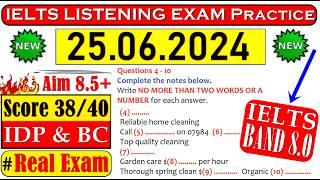 IELTS LISTENING PRACTICE TEST 2024 WITH ANSWERS  25.06.2024