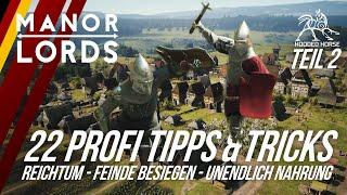 Manor Lords Meisterklasse 22 Profi-Tipps & Tricks für Fortgeschrittene Spieler