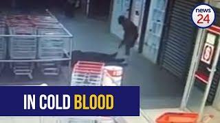 WATCH Shoprite security guard shot point-blank during store robbery