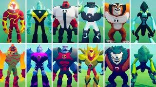 Ben 10 Power Trip - All Ben 10 and Kevin 11 Alien Transformations