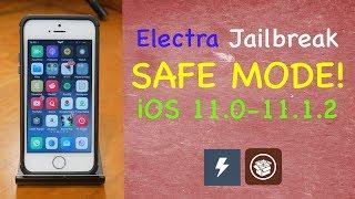 Enter Safe Mode on Electra Jailbreak  Remove Bad Tweaks  iOS 11-11.1.2