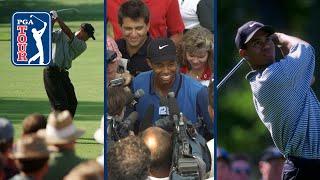 20-year-old Tiger Woods’ professional debut in 1996  Full highlights