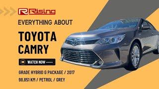 SOLD【2017】Toyota Camry 2WD Grade Hybrid G Package 98851 km - Japanese Car