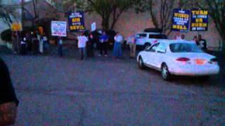 Whack Jobs Protest Hemlock Show in Roswell NM