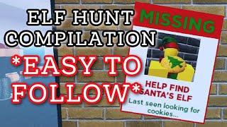 ELF HUNT LOCATION COMPILATION *EASY TO FOLLOW* 2021  BLOXBURG ROBLOX  ROBUILDS