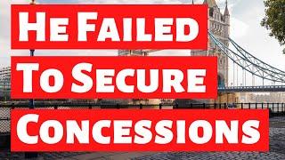 „Boris Johnson has failed to secure Brexit concessions from the EU“ - Brexit explained