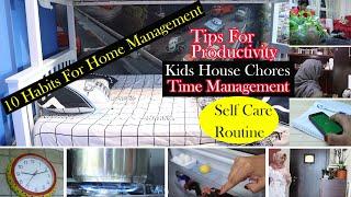 10 Habits For Home Management Malayalam  Time Management Tips For Home Makers And Working Moms