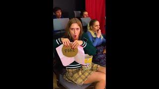 She Believed in The Magic Popcorn Trick  #123gofood #pranks #comedy
