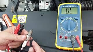 How to measure SPARK PLUG WITH MULTIMETER