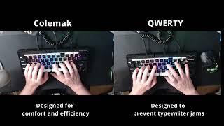 QWERTY vs Colemak Comparison