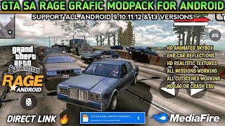 GTA SA RAGE FOR ANDROID  SUPPORT ALL ANDROID VERSIONS WITHOUT CRASH - DIRECT LINK PROVIDED