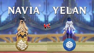 NAVIA vs YELAN Who is the best DPS?? Genshin Impact