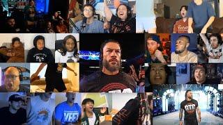 Streamers Reaction to Roman Reigns Returns REACTIONS COMPILATION at WWE Summerslam 2024 