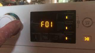 @Hotpoint ARISTON 603A  Сервисный режим стиральной машины. Error F01