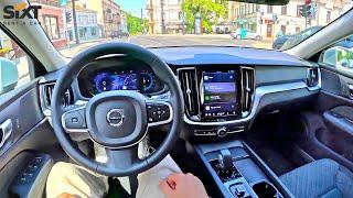 NEW 2024 Volvo V60 B4 197hp Mild-Hybrid  POV Test Drive  Consumption info