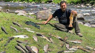 Chef Tavakkul Caught A Whole Bucket of Fish and Cooked a Real Delicacy by  a Signature Recipe