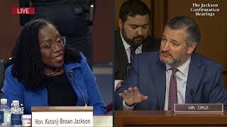 WATCH Sen. Ted Cruz questions Jackson on affirmative action case gender definitions