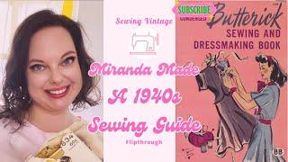 Discover the Hidden Gems of Buttericks 1940s Sewing Book