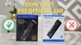 PS5 Official SSD vs Not Official SSD Dont pay more for the SAME Buy SN850X Instead..