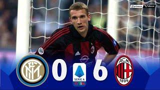 Inter 0 x 6 Milan ● Serie A 200001 Extended Goals & Highlights HD