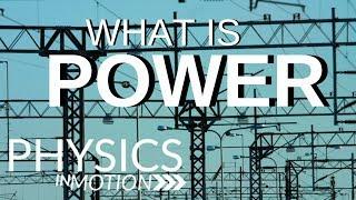 What Is Power?  Physics in Motion