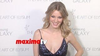 Ashley Hinshaw  The Art of Elysium HEAVEN Gala 2015  Red Carpet  MaximoTV Broll