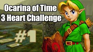 Ocarina of Time Introduction  Kokiri Forest   Three Heart Challenge