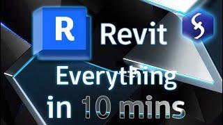 Revit - Tutorials for Beginners in 10 MINUTES    COMPLETE GUIDE 