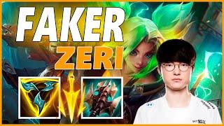 FAKER ZERI MID GAMEPLAYSEASON 12 LEAGUE OF LEGENDS