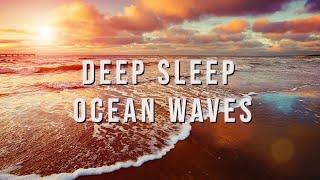 Ocean Sounds for Deep Sleep  Soothing White Noise  Black Screen