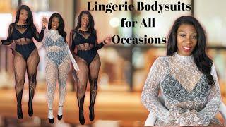 Lingerie Bodysuit for Curvy Women Plus Size Women and All Occasions #beauty #fashion #tryonhaul