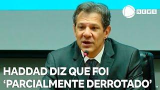 Haddad diz que foi parcialmente derrotado sobre questão das carnes da reforma tributária