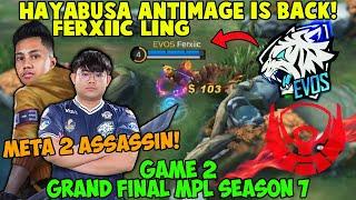 ANTIMAGE HAYABUSA IS BACK  STRATEGI BERTAHAN BTR DICOUNTER EVOS PAKAI 2 ASSASIN YG BISA KE BLAKANG