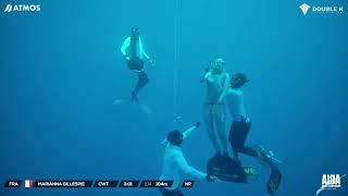 AIDA Freediving World Championship 2022 - Marianna Gillespie CWT 104 black out