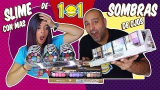 SLIME CON MAS DE 101 SOMBRAS DE OJOS Momentos Divertidos