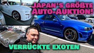 LEVELLA ON TOUR - Japans größte Auto-Auktion - Extreme Vielfalt & verrückte Exoten - Teil 1
