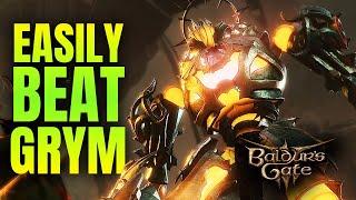 Baldurs Gate 3 How To Beat Grym Adamantine Forge Boss Combat Tips