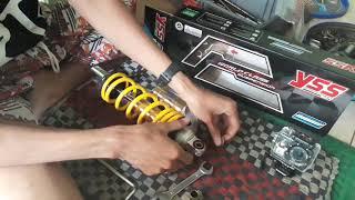 Cara membuka bushing shock yss K-Series